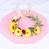 Korean style flower garland headwear sunflower children's performance scenic area decoration headwear hair accessories sunflower - V.I.P Digital Presence