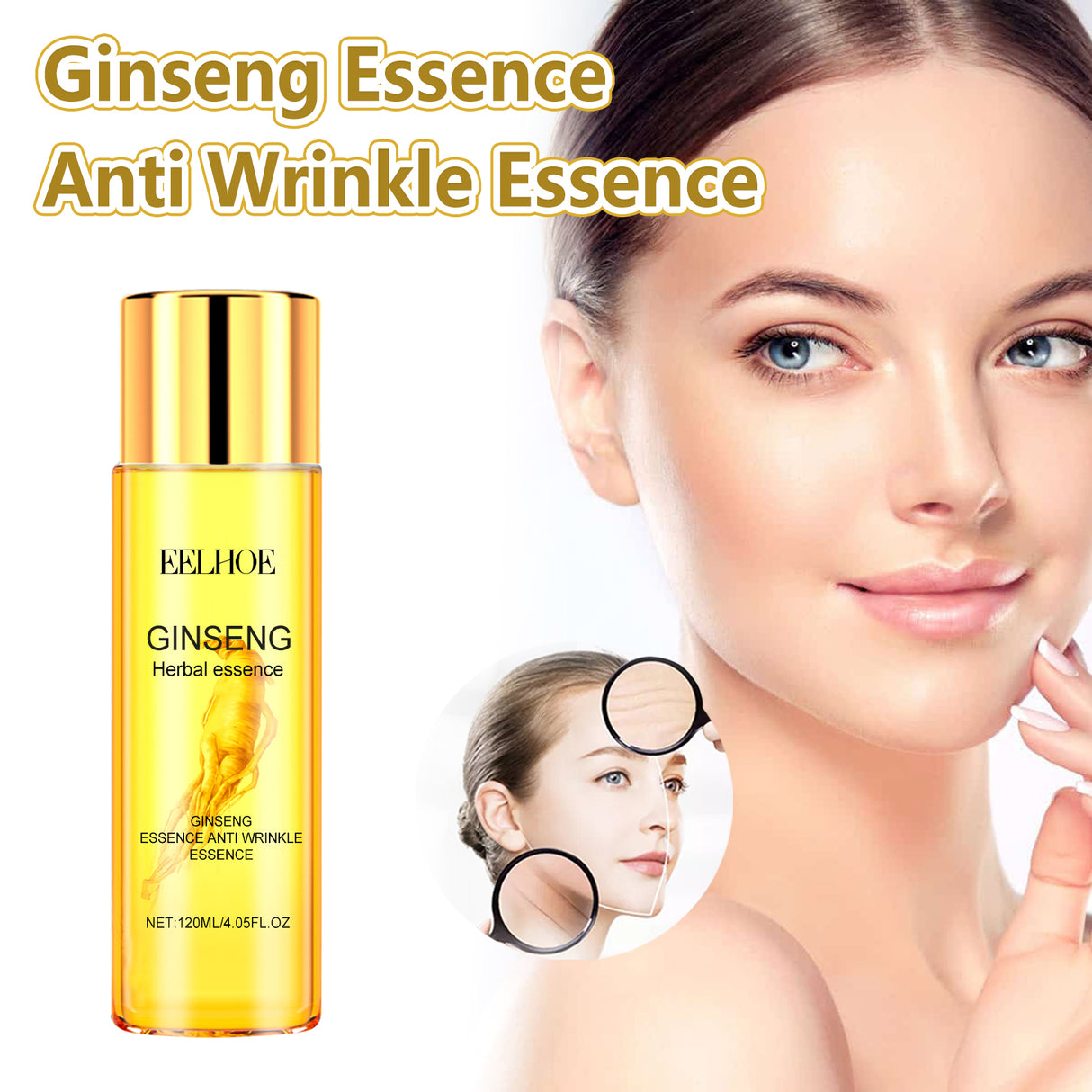 Ginseng Essence Anti Wrinkle Essence, Wrinkles Firming Facial Skin Smooth And Tender And Elastic - V.I.P Digital Presence