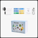 Handheld portable screen with camera microscope for children's science, high school students' toys can see bacteria 1000 times - V.I.P Digital Presence