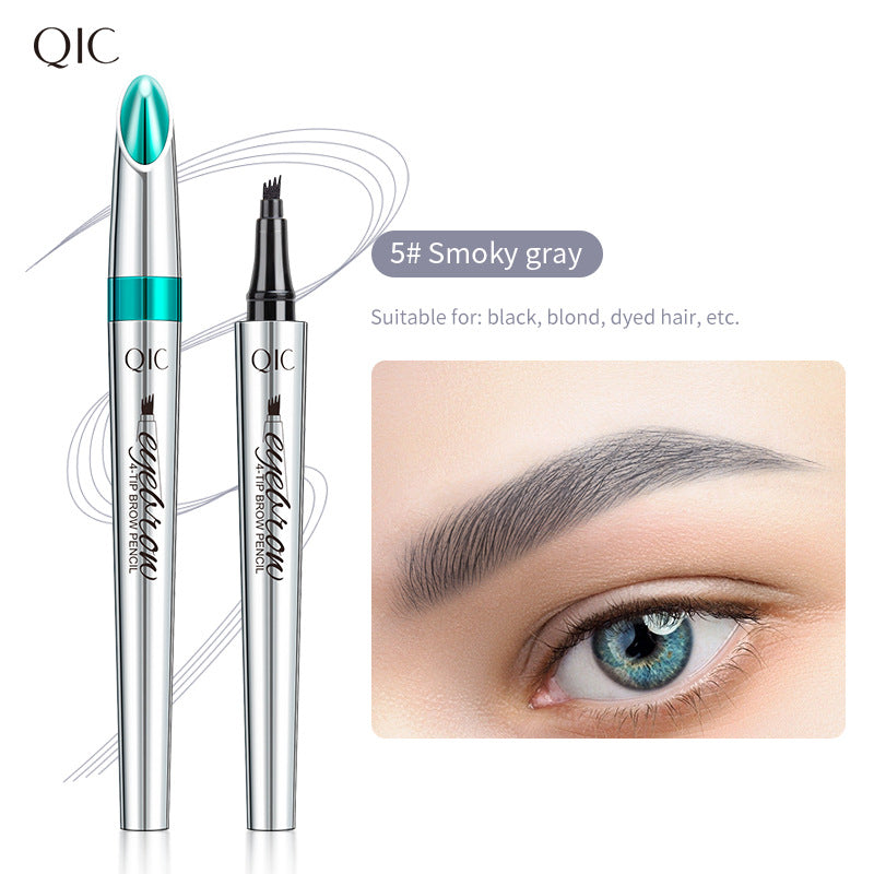 Imitation wild eyebrow waterproof and non smudging four claw forked liquid eyebrow pencil - V.I.P Digital Presence