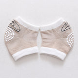 3 pairs of cotton children's knee pads, autumn glue dispensing, anti slip baby knee pads, mesh breathable exercise, baby crawlin - V.I.P Digital Presence