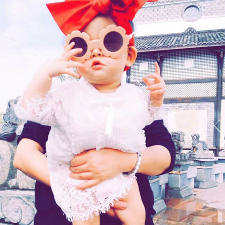 Summer Cute Toys Children Sunflower Sunglasses 6 Colors Frame Sunglasses ANTI-UV Protection Reflective Kids Sunglasses - V.I.P Digital Presence