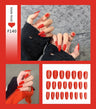 Nail Art Fake Nails Stiletto Tips Clear Press on Long False with Glue Coffin Stick Display Full Cover Artificial Designs Matte - V.I.P Digital Presence