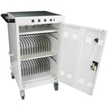 Mobile Charging Cart and Cabinet for Tablets Laptops 31+4-Device - V.I.P Digital Presence