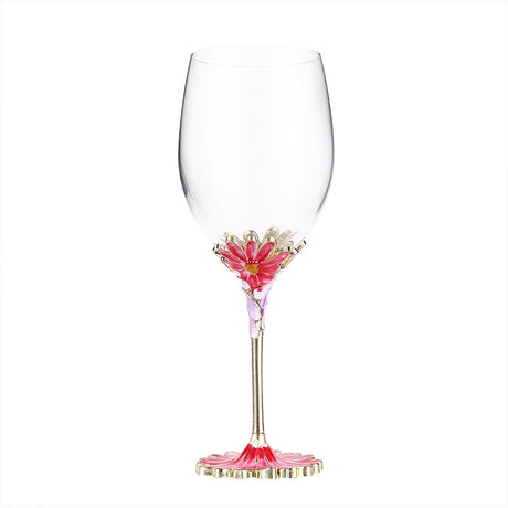 European enamel red wine glass gift cup - V.I.P Digital Presence