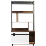 Cat Litter Box Enclosure with Shelves,Hidden Litter Box with Scratching Posts, litter box furniture ,Wooden Cat tree - V.I.P Digital Presence