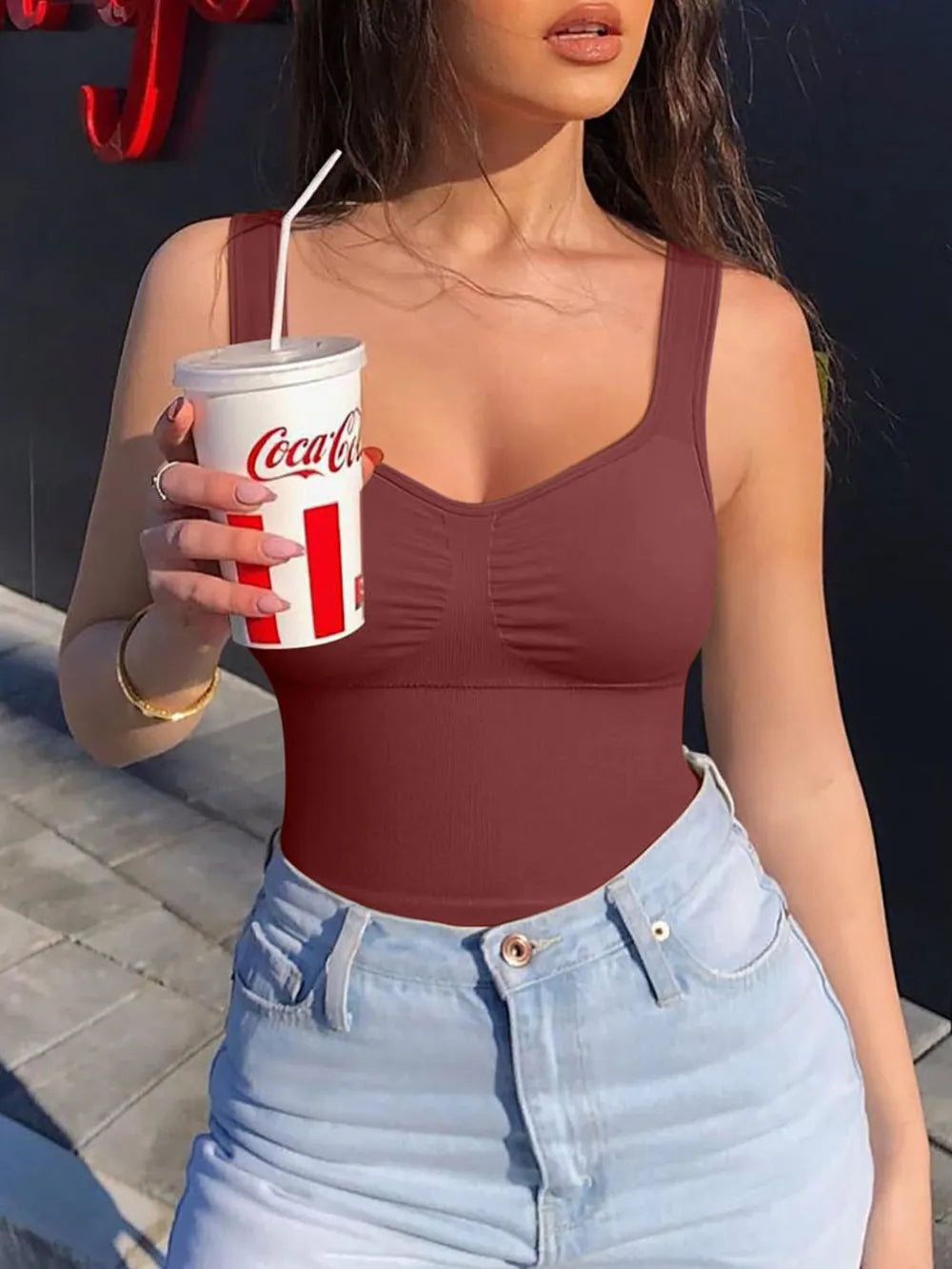 Wide Strap Active Tank - V.I.P Digital Presence