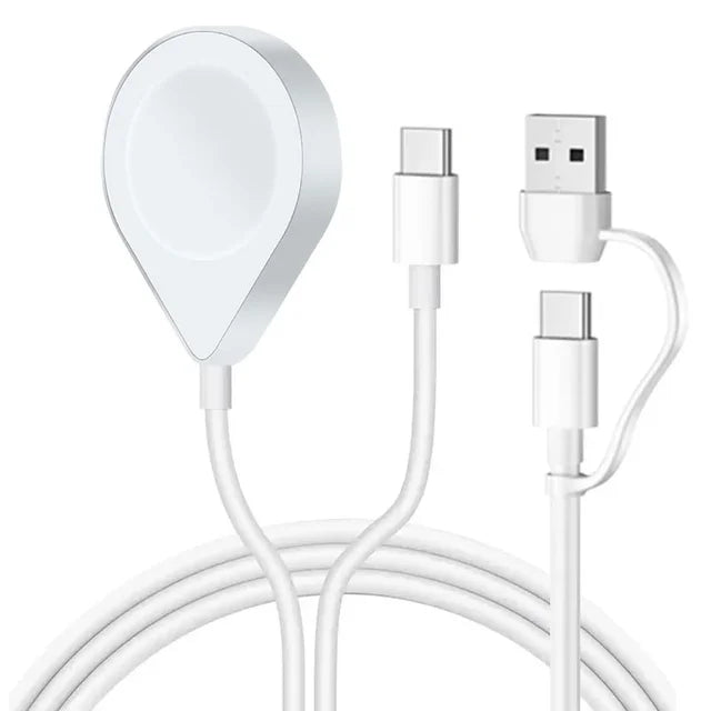 3 in 2 USB C Cable for Apple Watch Charger iPhone Charger Fast Charging Cable Compatible with iWatch Ultra/SE/9/8/7/6/5/4/3/2/1 - V.I.P Digital Presence