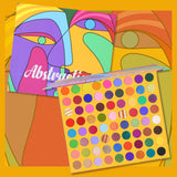 UCANBE 72 colors abstract eye shadow palette candy colored pearlescent matte cos makeup easy to color eye shadow - V.I.P Digital Presence