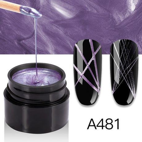ROSALIND Gel Spider Line For Nails Art Gel Polish UV Colors Painting Gel Nail Polish Spider Gel Lacquer Web Stickers Gel Polish - V.I.P Digital Presence