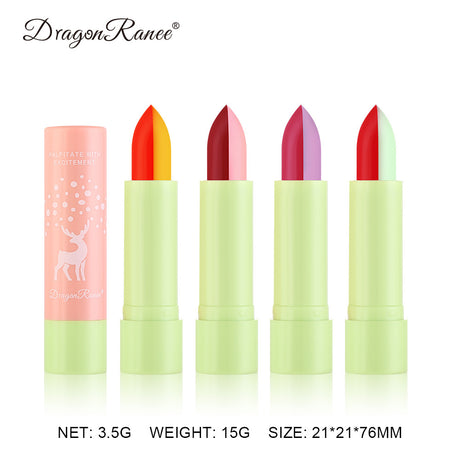 Macaron Color Changing Single And Double Color Lipstick Lipstick Lasting And Not Easy To Decolorize Biting Lip Moisturizing Warm Color Lipstick - V.I.P Digital Presence
