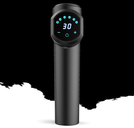 Fascia gun professional grade fitness massager with 6 massage heads for deep muscle tissue massage - V.I.P Digital Presence