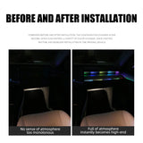 10 in 1 Car LED Acrylic Light Strip RGB Symphony Auto Interior Strip Lights Remote/APP Control Decorative Atmosphere Lamp - V.I.P Digital Presence