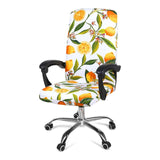Stretch Printed Computer Office Chair Covers Soft Fit Universal Desk Rotating Slipcovers Removable Washable Anti-Dust Spandex - V.I.P Digital Presence