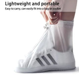 Waterproof, non-slip reusable shoe covers (PVC/silicone sole) – for rain/snow, unisex.