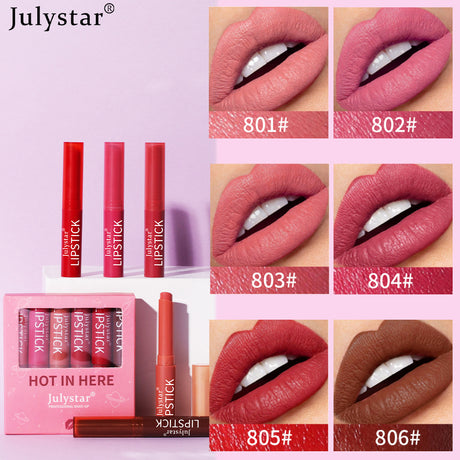Velvet Foggy Lipstick Cover Box Matte Color Fast Candy Lipstick - V.I.P Digital Presence