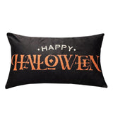 Truc of behandelen/pompoen print Happy Halloween Sierkussen Cover Kussen Case brief print Kussensloop Kussenhoes