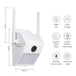1080P Multifunctional WIFI Wireless Surveillance Outdoor Wall Light Webcam Security Camera PIR Motion Detection IP65 Waterproof - V.I.P Digital Presence