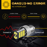 2pcs P21W 1156 BA15S LED Bulbs Car Lights Turn Signal Reverse Brake Light R5W 4014 LEDs 12V DC Automobiles Lamp DRL for Skoda - V.I.P Digital Presence