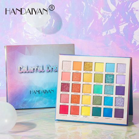 HANDAIYAN New 30 Color Pearlescent Matte Glitter Eyeshadow Palette Cross-border Makeup Fantasy Rainbow Palette - V.I.P Digital Presence