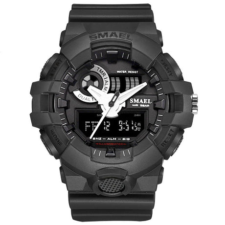 SMAEL 1642-2 Brand Luxury Cowboy Sport Watch New Men Military Watches Analog Army Digital Writwatch 8001 Waterproof Clock Men's Watch - V.I.P Digital Presence
