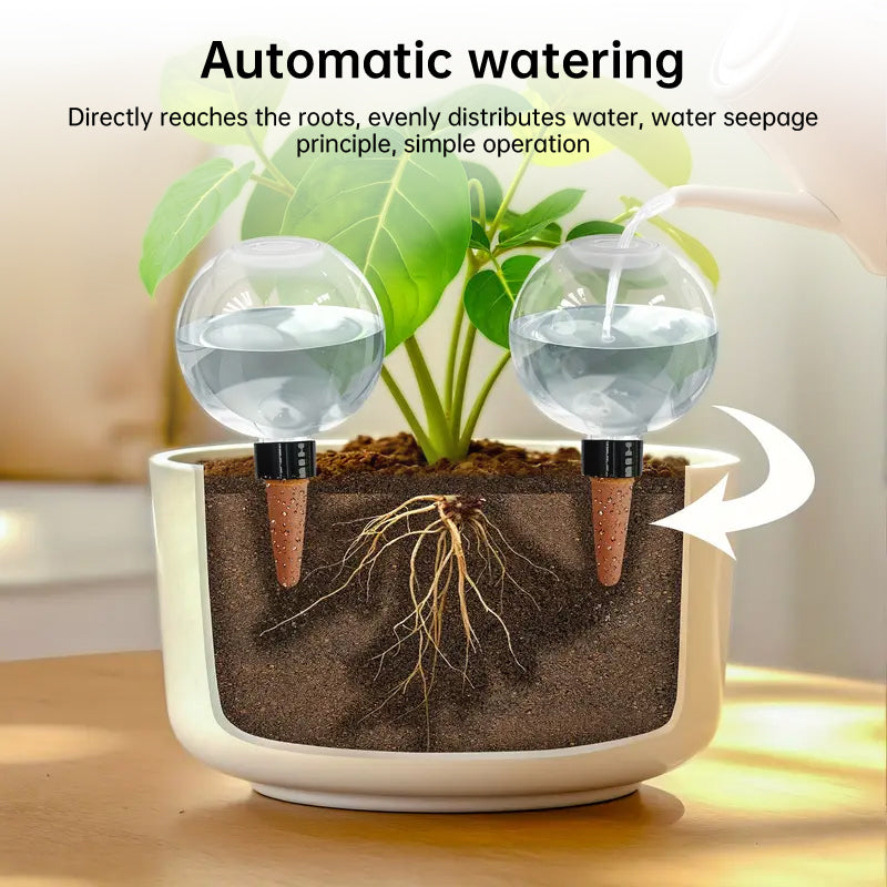 1-5PCS 500ML Plastic Automatic Plant Watering Bulbs, Globe - Shaped Self - Watering Drip Irrigation for Pots - V.I.P Digital Presence