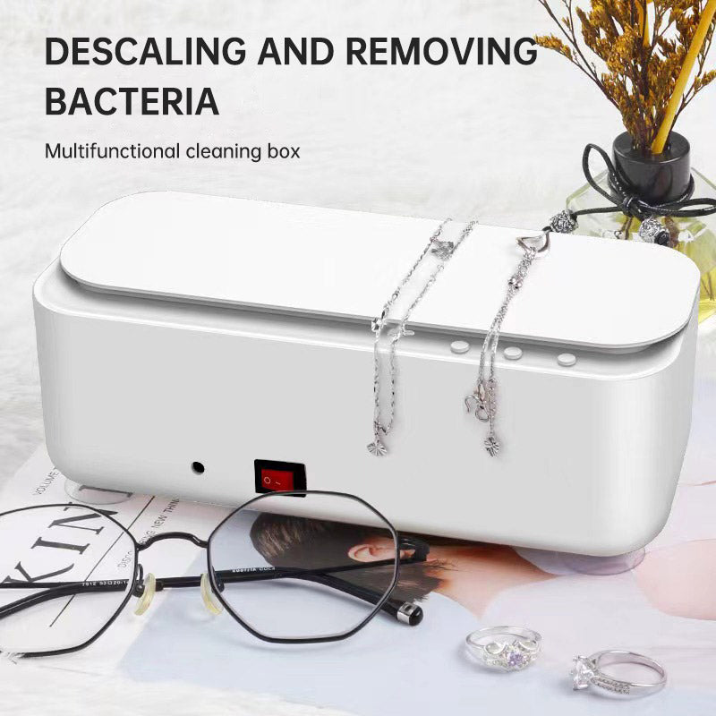 Intelligent Sonic Wave Cleaning Machine, Small Household Cleaner, Portable Electric Ultra Frequency Sonic Wave Cleaning Box - V.I.P Digital Presence