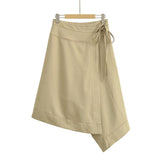 Summer New  Style Women's Fashionable Elegant Wrap Skirt with Mid-Waist and Midi Length - V.I.P Digital Presence