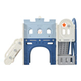 9-1 Toddler Slide Set,Kids Slide for Toddlers Ages 1+, Basketball Hoop, Tunnel and Storage Space, Pirate Ship Themed Slide - V.I.P Digital Presence