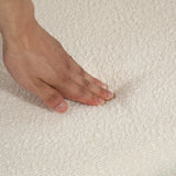 COOLCOOL Boucle dining chair set of two, medieval modern curved backrest chair, round cushion (beige Boucle) - V.I.P Digital Presence