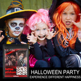 Halloween Tattoo Stickers, Halloween Horror Party Party Makeup Decorative Mouth Tattoo Stickers - V.I.P Digital Presence