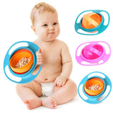 Baby Feeding Dish Cute Baby Gyro Bowl Universal 360 Rotate Spill-Proof Bowl Baby Food Feeding Boxes - V.I.P Digital Presence