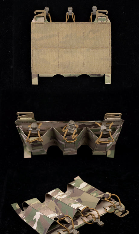 Outdoor 5.56 Triple Magazine Pouches Tactical Pouch Molle Mag Pouch for Hunting Vest - V.I.P Digital Presence