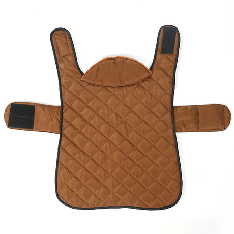 Heated Pet Clothing - New Fashion Warm Dog Cotton Jacket with Short Rabbit Fur - V.I.P Digital Presence