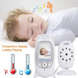 VB601 Baby Monitor 2 inch BeBe Baba Electronic Babysitter Radio Video Nanny Camera Night Vision Temperature Monitoring 8 Lullaby - V.I.P Digital Presence
