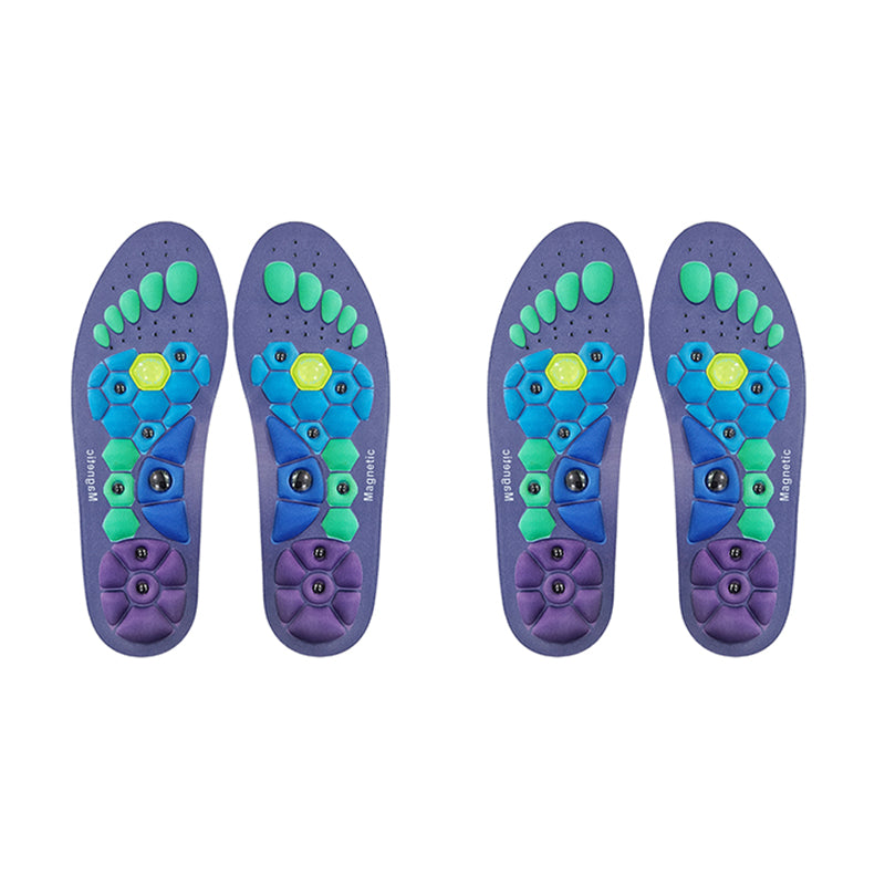 Magnetic therapy sports insoles for foot massage, weight loss, acupressure, anti - fatigue and healthcare - V.I.P Digital Presence