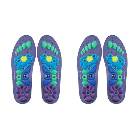 Magnetic therapy sports insoles for foot massage, weight loss, acupressure, anti - fatigue and healthcare - V.I.P Digital Presence
