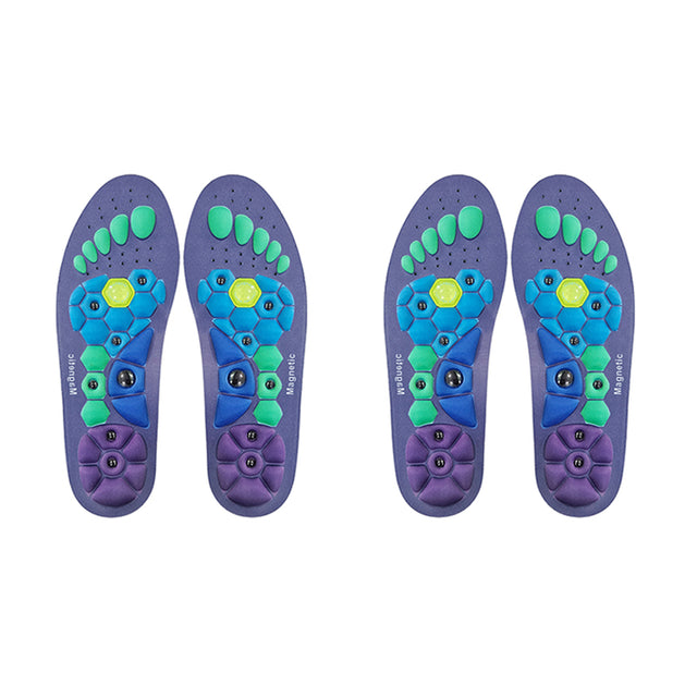 Magnetic therapy sports insoles for foot massage, weight loss, acupressure, anti - fatigue and healthcare - V.I.P Digital Presence
