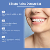 Silicone Resin Denture Set, Enhance Smile Appearance Comfortable Material Denture Beauty Care - V.I.P Digital Presence