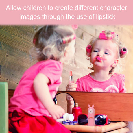 Bunny Lipstick, Easy Clean Lip Gloss Lip Oil Children's Play House Toy Lipstick - V.I.P Digital Presence