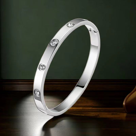 Stainless steel titanium steel bracelet for women non fading electroplated buckle jewelry for women - V.I.P Digital Presence