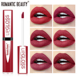 Romantic Beauty Waterproof Non-Stick Lip Glaze Portable Matte Texture Lip Gloss - V.I.P Digital Presence