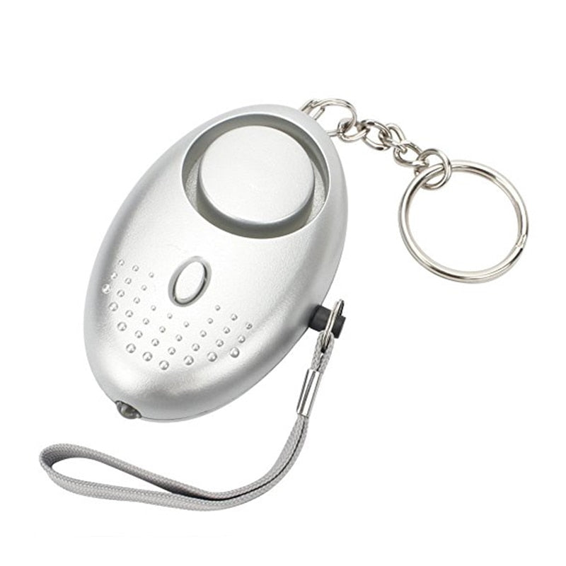 Alarma de autodefensa de 140 dB, alerta de seguridad, alarma de emergencia fuerte, llavero, seguridad personal para mujeres, niños, ancianos y niñas.