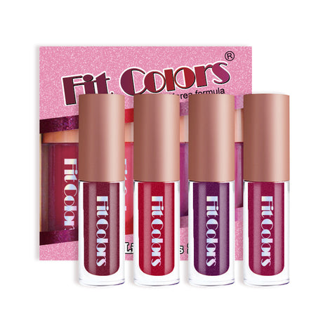 Fit Colors Metallic Non-Stick Cup Lip Gloss Pearlescent Diamond Lip Polarized Lip Glaze Liquid Lipstick - V.I.P Digital Presence