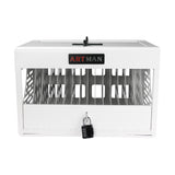16 Bay Charging Cabinet for Laptop Chromebook Locking Charging Station-WHITE - V.I.P Digital Presence