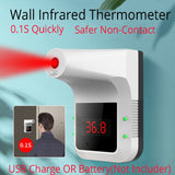 K3 Non-contact Infrared Thermometer Digital Forehead Hand Temperature Sensor Laser Gun With Fever Alarm Wall Mounted - V.I.P Digital Presence