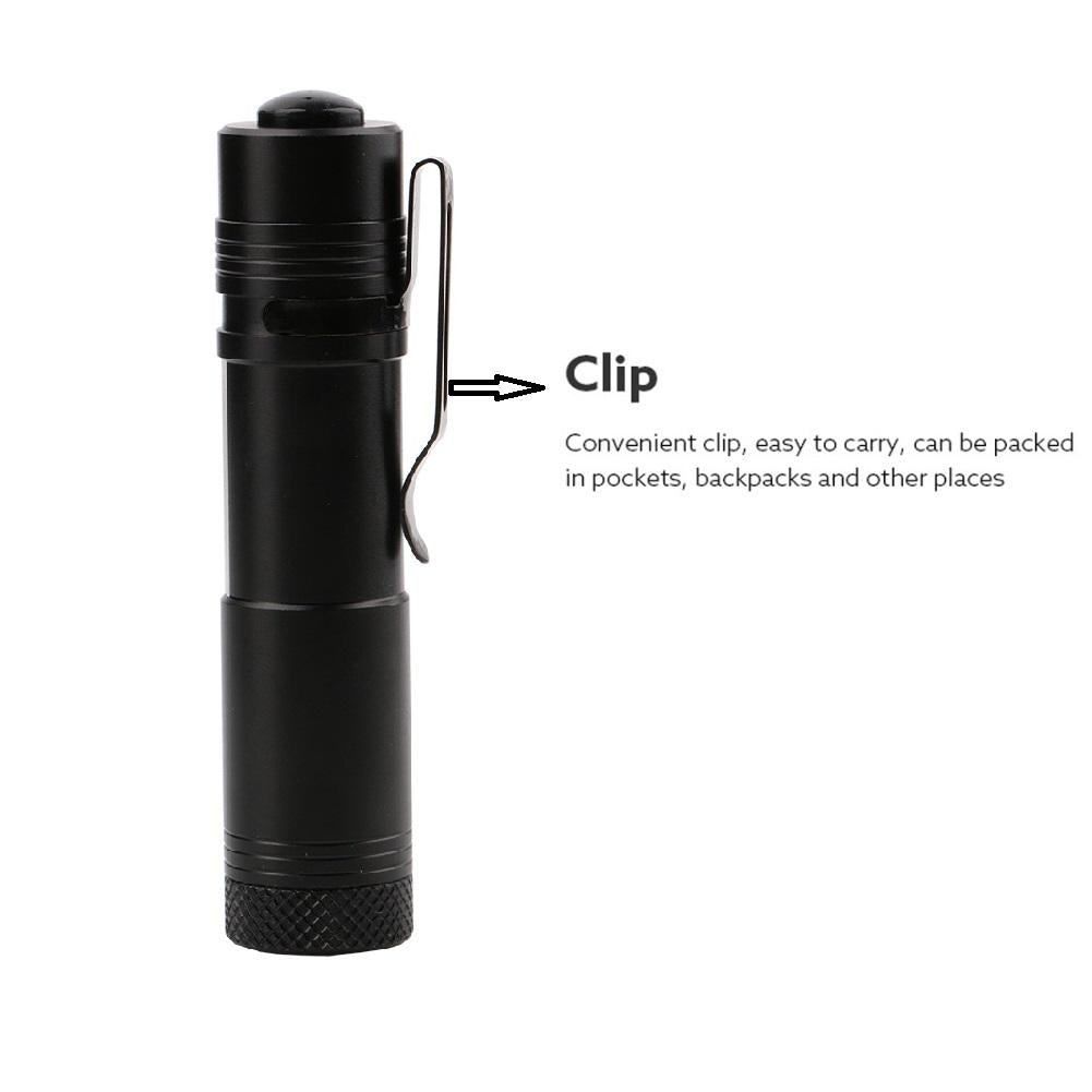 Mini Portable Aluminum LED Flashlight XPE COB Work Light Lanterna Powerful Pen Torch Lamp 4 Modes Use 14500 or AA - V.I.P Digital Presence