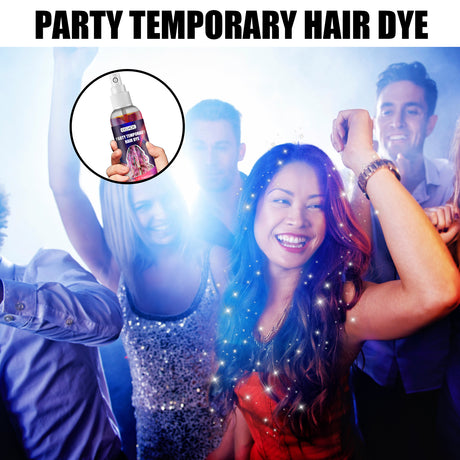 Party Temporary Hair Dye, Disposable Party Glitter Hair Color Fast And Easy Color Without Damaging Hair - V.I.P Digital Presence