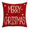 Grid Christmas linen pillowcase, Christmas tree snowflake home decoration pillowcase, sofa cushion pillowcase - V.I.P Digital Presence