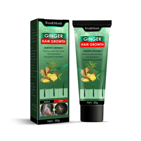 Ginger Hair Growth Ointment, Moisturize And Thicken Hair, Repair Damaged Hair And Prevent Hair Loss Hair Care Cream - V.I.P Digital Presence